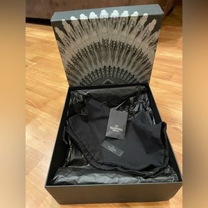 Valentino Garavani Authentic Designer Empty Shoe Box, Dust Bag, Studs
